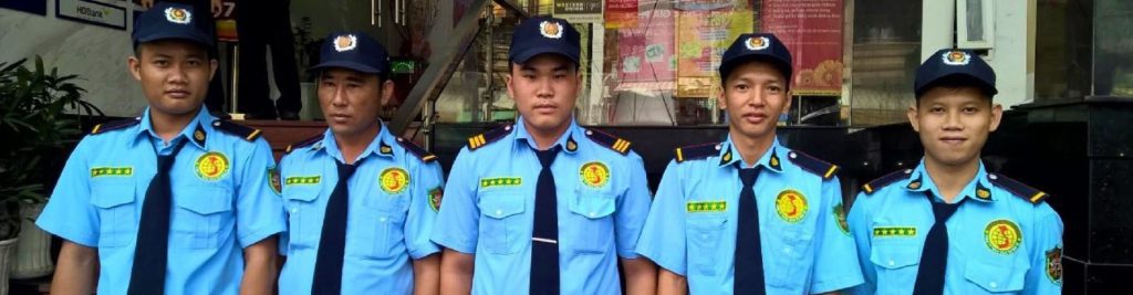 đội ngũ nhân viên bảo vệ tại hải thiên long