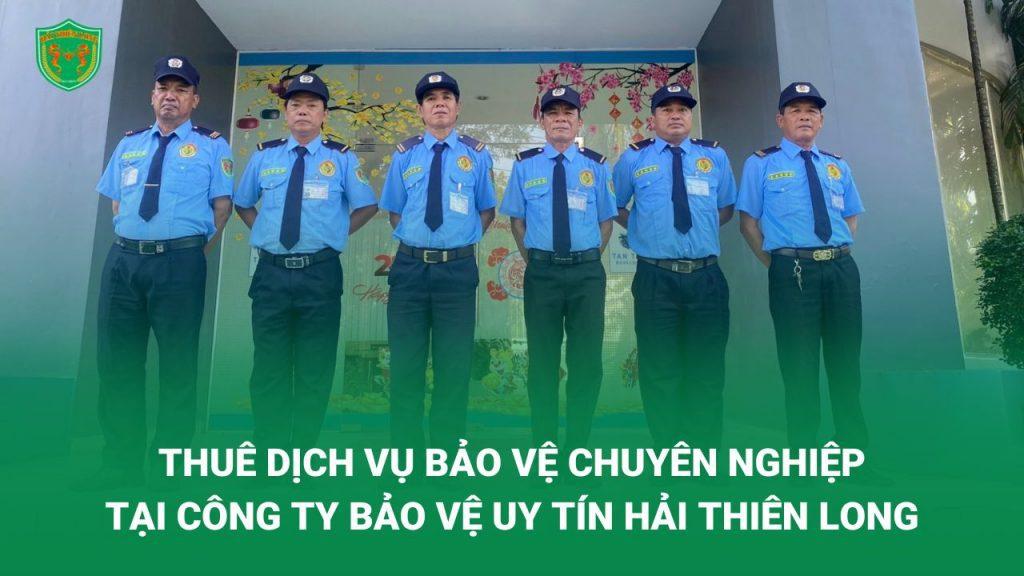 dịch vụ bảo vệ chuyên nghiệp