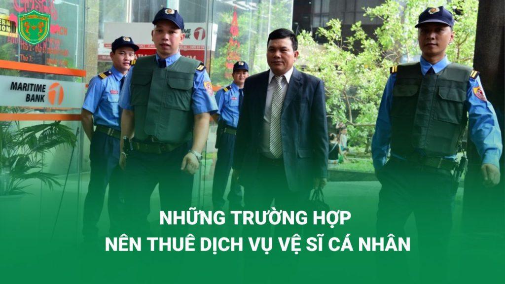 những trường hợp nên thuê vệ sĩ cá nhân