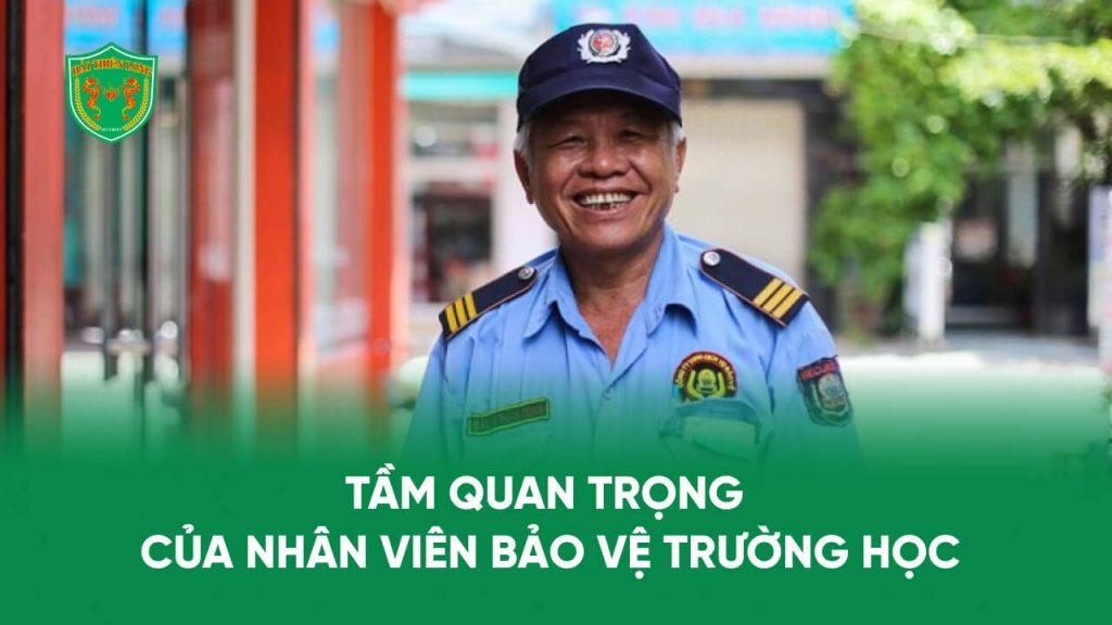 Tầm quan trọng của nhân viên bảo vệ trường học